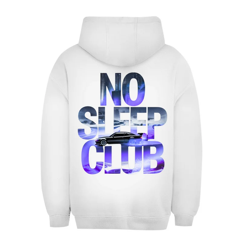 Unisex Oversize Hoodie no sleep club